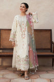 QALAMKAR - 3PC Summer Lawn Embroidered Shirt with Chiffon Embroidered Dupatta and Trouser - SS0821