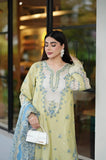 Aneelas - 3PC Embroidered Lawn Shirt With Chiffon Embroidered Dupatta and Trouser - SS01015