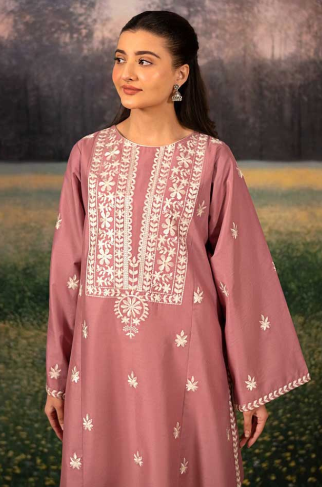 Urge - Winter 3PC Dhanak Embroidered Suit - SS0495