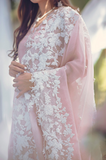 ASIM JOFA- 3PC Lawn Embroidered Suit - SS0405