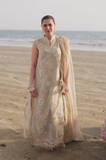 Qalamkar - 3PC Lawn ChickenKari Embroidered Suit - SA0108
