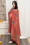 Urge - 3PC Dhanak Embroidered Shirt With Twill Printed Dupatta and Trouser - SS0913