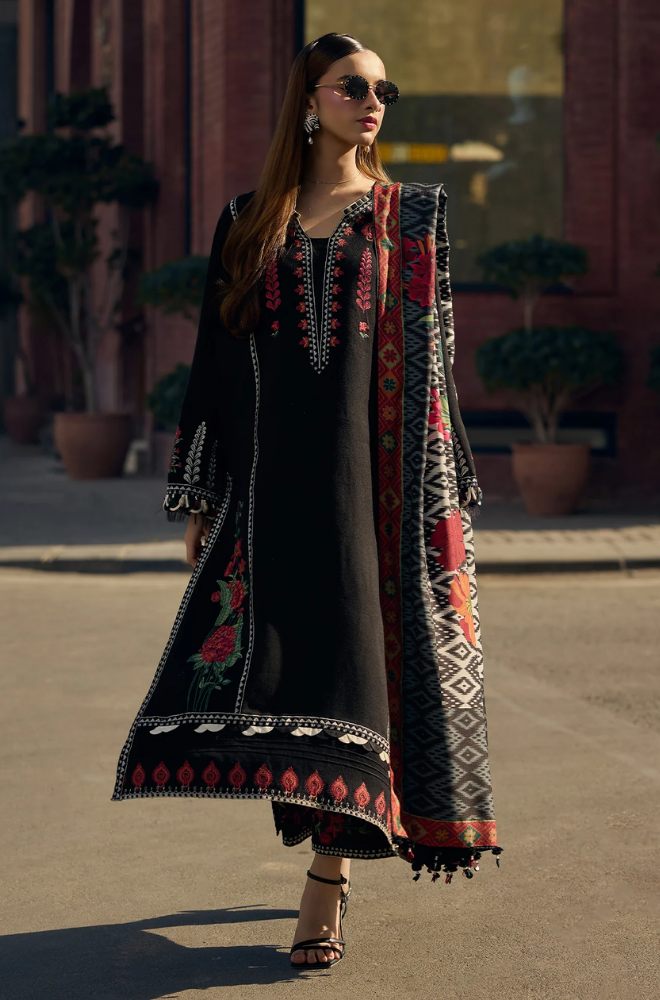 Summer 3PC Lawn Embroidered Suit - SS0668