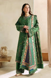 Zara Shahjahan - 3PC Dhanak Embroidered Shirt With Dhanak Printed Dupatta and Trouser -SS0850