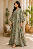Kaftan Lawn Printed Maxi Shirt - SKT001