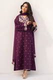 Dyot - Winter 3PC Dhanak Embroidered Suit - SS0424