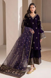 Boraque -Winter 3PC Velvet Embroidered Suit - SS0461