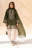 Summer 3PC Lawn Embroidered Suit- SS0735