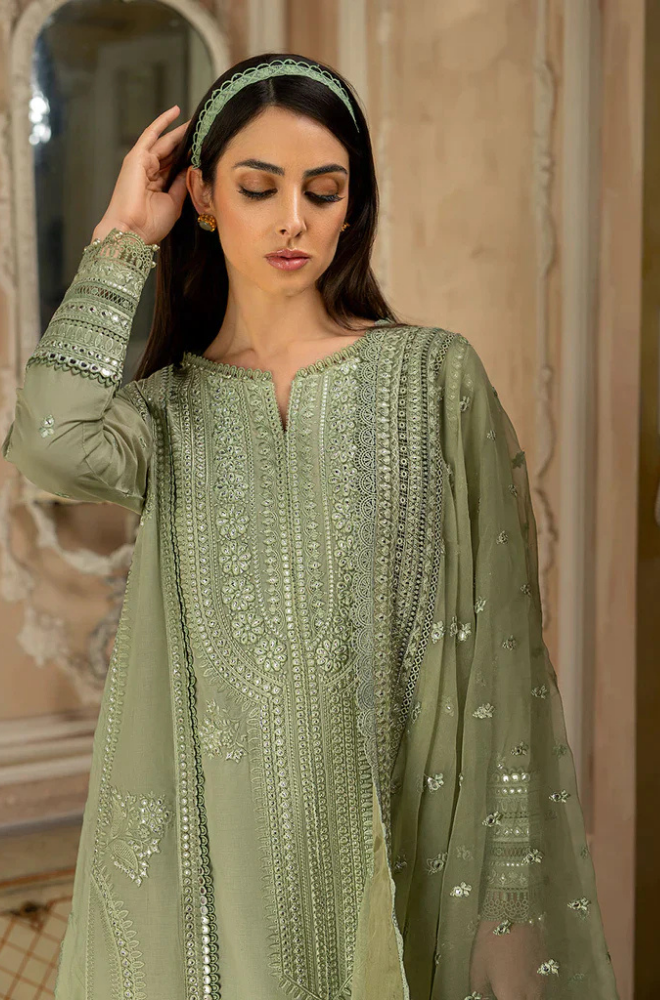 Sobia Nazir -3 Piece - Lawn Embroidered Suit - SN0002