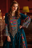 Bareeze -Winter 3PC Velvet Embroidered Suit - SS0579