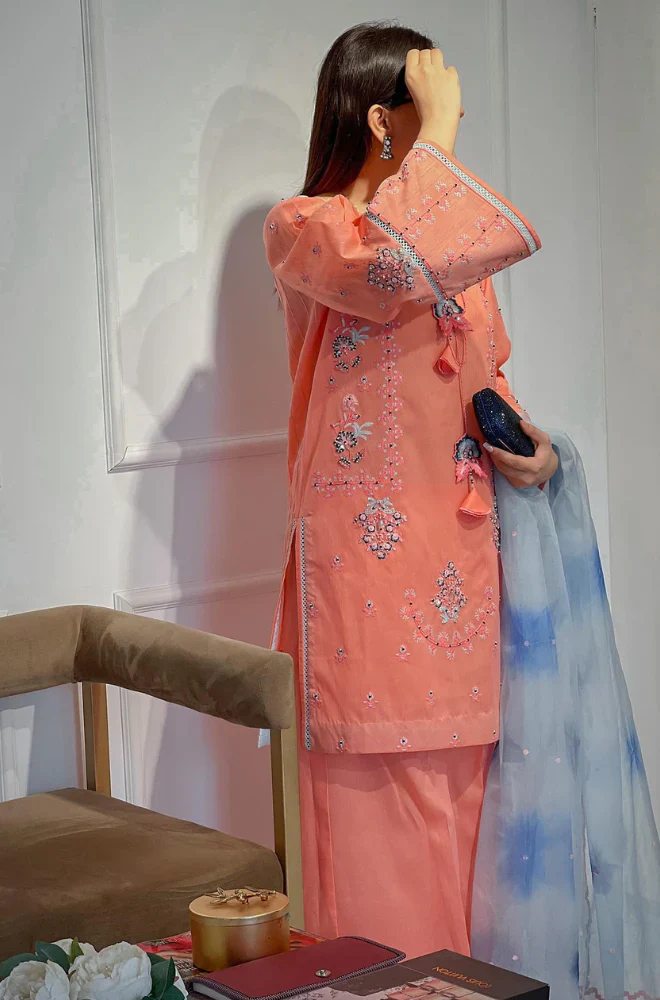 Maria Zunnorain - 3 Piece - Lawn Embroidered Suit - SSIN261