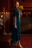 Bareeze -Winter 3PC Velvet Embroidered Suit - SS0579