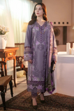 Jade - Winter 3PC Dhanak Chickenkari Embroidered Suit - SS0115
