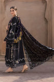 Crimson - 3PC Lawn Chikankari Embroidered Shirt With Embroidered Chiffon Dupatta and Trouser - SS0969