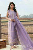IZEL - 3PC Embroidered Lawn Shirt With Cotton Net Embroidered Dupatta and Trouser - SS01022