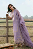 IZEL - 3PC Embroidered Lawn Shirt With Cotton Net Embroidered Dupatta and Trouser - SS01022