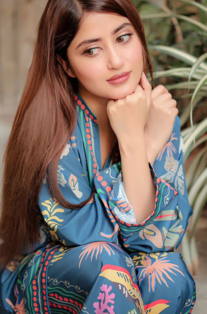 COCO by Zara Shahjahan - 2PC Lawn Digital Printed Suit- SU0102