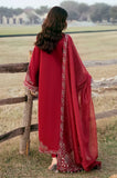 IZEL - 3PC Embroidered Lawn Shirt With Cotton Net Embroidered Dupatta and Trouser - SS01021