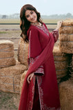 IZEL - 3PC Embroidered Lawn Shirt With Cotton Net Embroidered Dupatta and Trouser - SS01021
