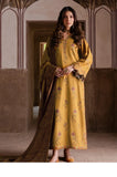 Izel - 3PC Dhanak Embroidered Shirt With Wool Printed Dupatta and Trouser - SS01025