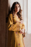 Izel - 3PC Dhanak Embroidered Shirt With Wool Printed Dupatta and Trouser - SS01025