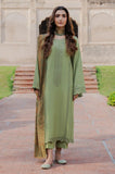IZEL - 3PC Dhanak Embroidered Shirt With Wool Printed Dupatta and Trouser - SS01024