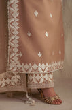 Reina - 3PC Embroidered Lawn Shirt With Organza Embroidered Dupatta and Trouser - SS0968