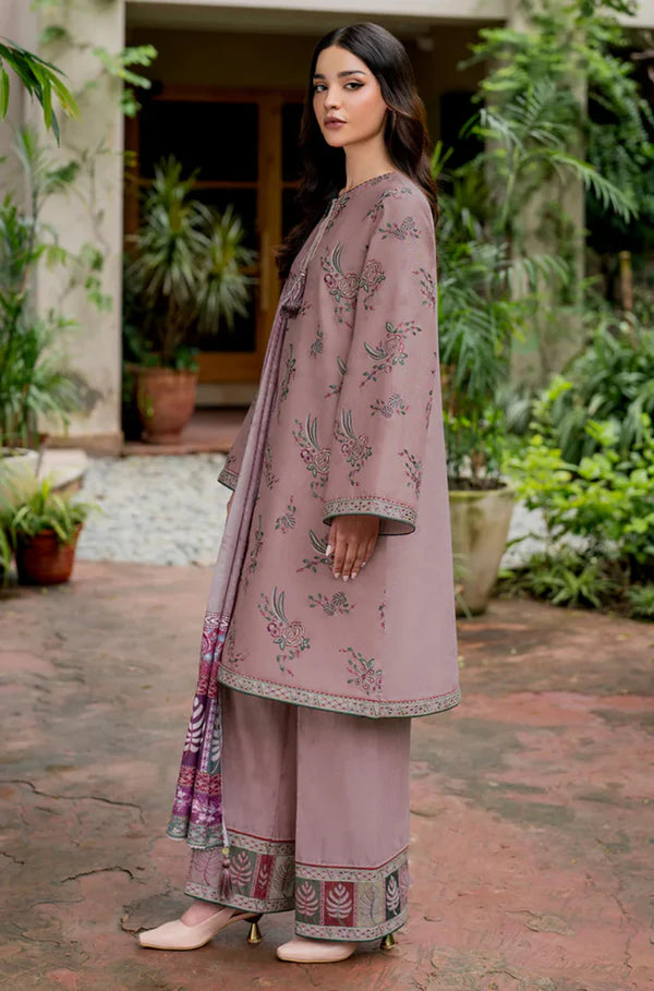 3 Piece - Lawn Embroidered Dress - SUOO83