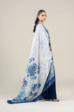 Maria.B - 3PC Dhanak Embroidered Shirt With Wool Printed Dupatta and Trouser - SS01026