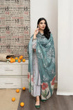 Urge - 3PC Dhanak Embroidered Shirt with Dhanak Printed Dupatta and Trouser - SS0864