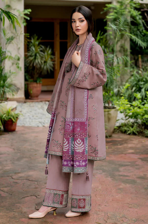 3 Piece - Lawn Embroidered Dress - SUOO83