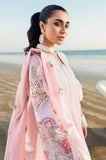 Qalamkar - 3PC Lawn Chikankari Embroidered Shirt with Chiffon Embroidered Dupatta and Trouser - SS0650