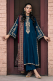 IZEL - Winter 3PC Dhanak Embroidered Suit - SS0481