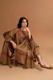 Zellbury - 3PC Dhanak Embroidered Shirt With Dhanak Embroidered Dupatta and Trouser - SS01027