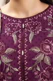 Beechtree - 3PC Dhanak Embroidered Shirt With Chiffon Printed Dupatta and Trouser - SS01030