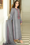 Aneelas - Winter 3PC Dhanak Embroidered Suit - SS0492