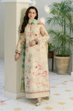 Maryum N Maria - 3PC Lawn Embroidered Shirt With Slub Printed Dupatta and Trouser - SS0967