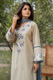 Summer 3PC Lawn Embroidered Suit - SS0671