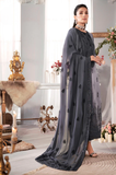 JAZMIN - Winter 3PC Velvet Embroidered Suit - SS0524