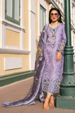 Qalamkar - 3 Piece - Lawn Embroidered Suit - SN0005