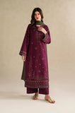 Iznik - 3PC Dhanak Embroidered Shirt With Dhanak Embroidered Dupatta and Trouser - SS01195