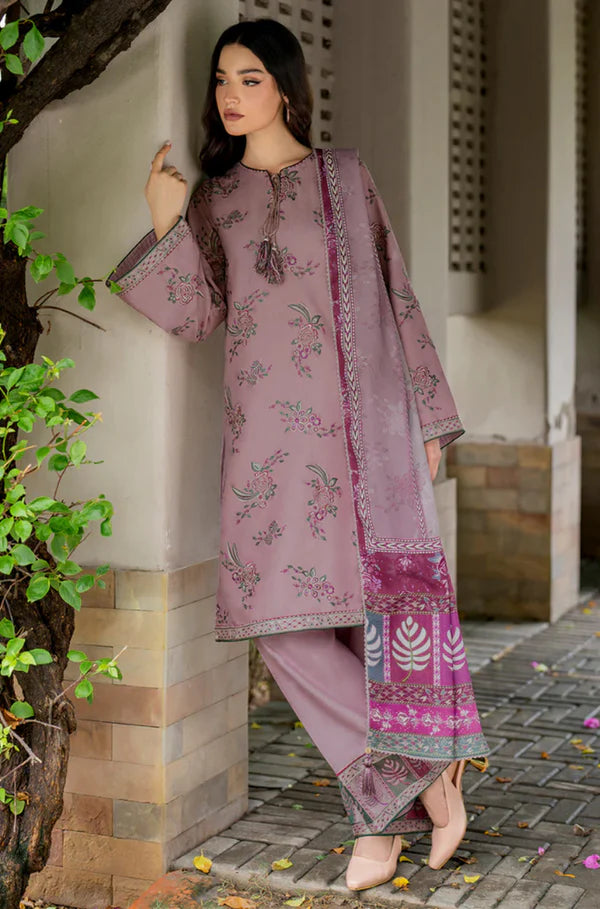 3 Piece - Lawn Embroidered Dress - SUOO83