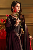 Jazmine - Winter 3PC Velvet Embroidered Suit - SS0583