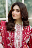 BIN ILYAS - Summer 3PC Lawn Chikankri Embroidered Suit - SS0651
