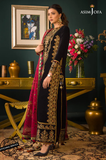 Asim Jofa -Winter 3PC Velvet Embroidered Suit - SS0563