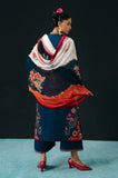 Hussain Rehar - 3PC Dhanak Embroidered Shirt With Chiffon Printed Dupatta and Trouser - SS01033