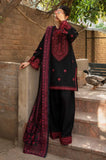 3PC Dhanak Embroidered Shirt With Chiffon Embroidered Dupatta and Trouser - SS01034