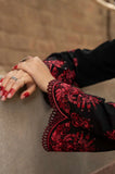 3PC Dhanak Embroidered Shirt With Chiffon Embroidered Dupatta and Trouser - SS01034