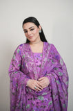 Khadi- 3PC Karandi Printed Shirt With Karandi Printed Dupatta and Trouser - SS0941