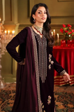 Jazmine - Winter 3PC Velvet Embroidered Suit - SS0583